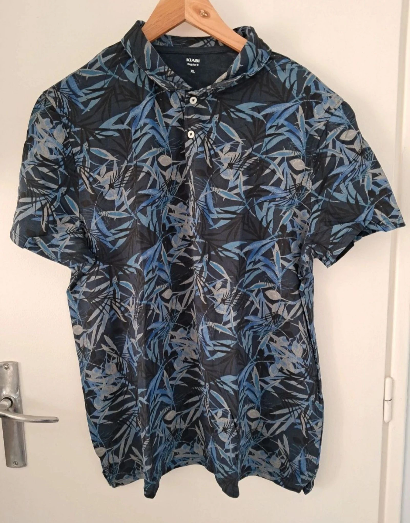Polo manche courte taille XL bleu